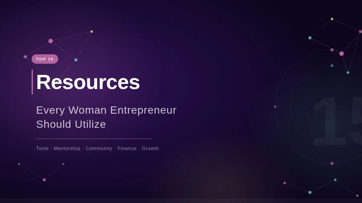 Top 15 Resources Every Woman Entrepreneur Should Utilize.